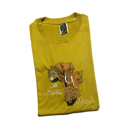 Mustard Yellow T-shirt - The Big Five
