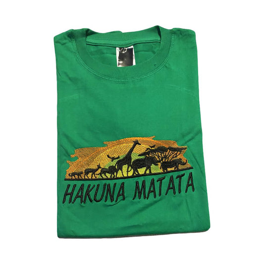 Green T-shirt - Hakuna Matata