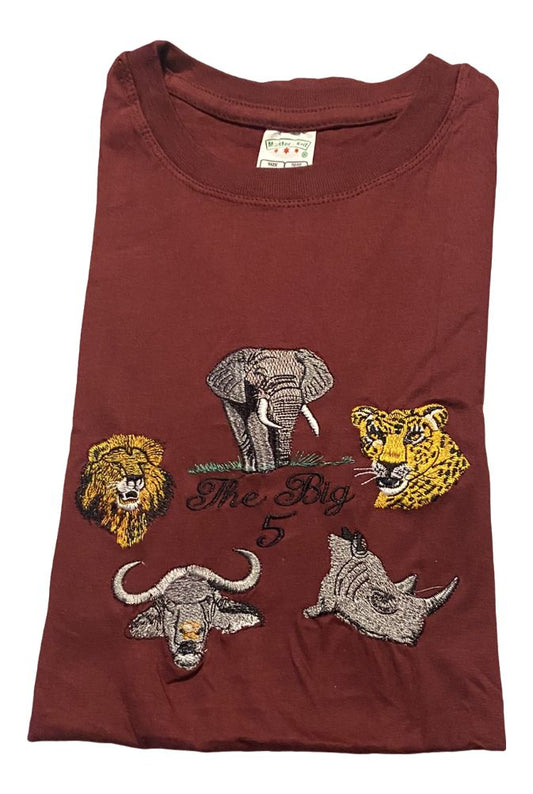 Maroon T-shirt - The Big 5